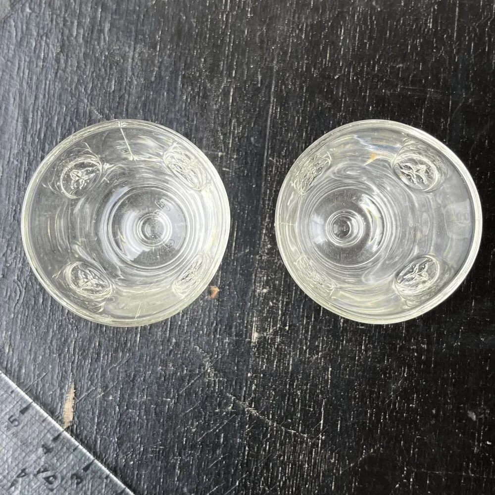 La Rochère Fleur-de-Lis French Wine Glasses Set of 2 - Vintage-Inspired